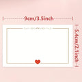 heart-shaped simple blank small cards for weddings,Valentine's Day, birthdays,anniversaries,festivals,gift labels,message card Zpaxo WHITE 100Pcs