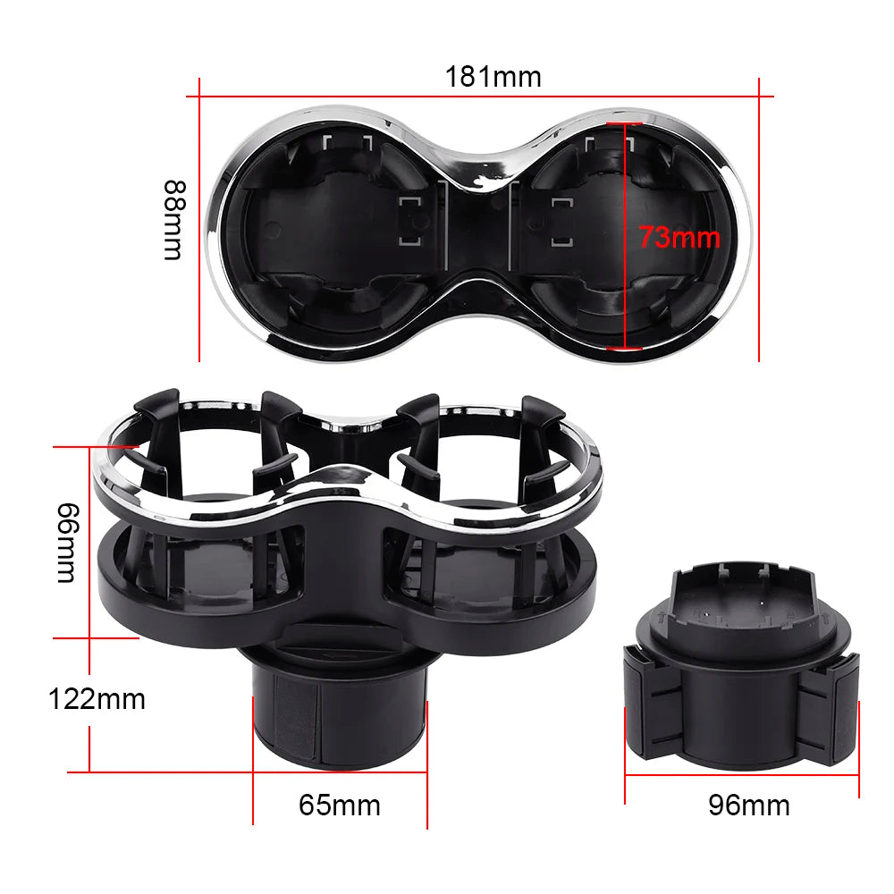 Tea Cup Stand Bracket Glasses Phone Organizer Car Mounted Glass Rack