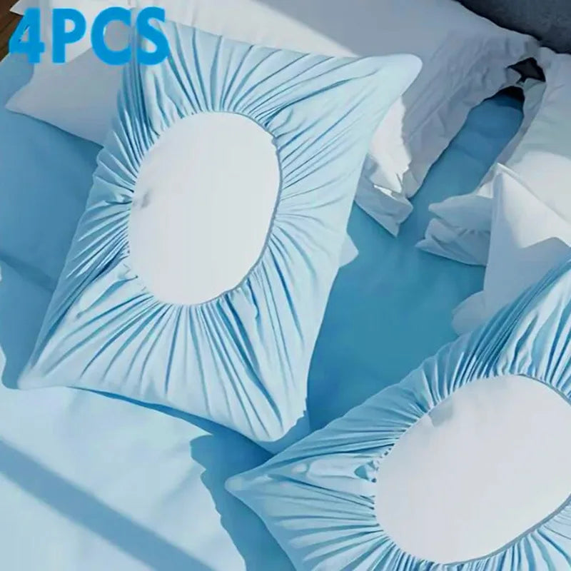 4PCS Disposable Pillowcase Set, Dirt-Proof & Breathable, Universal Fit for Hotel, Beauty Salon, Travel - No Pillow Core Included Zpaxo