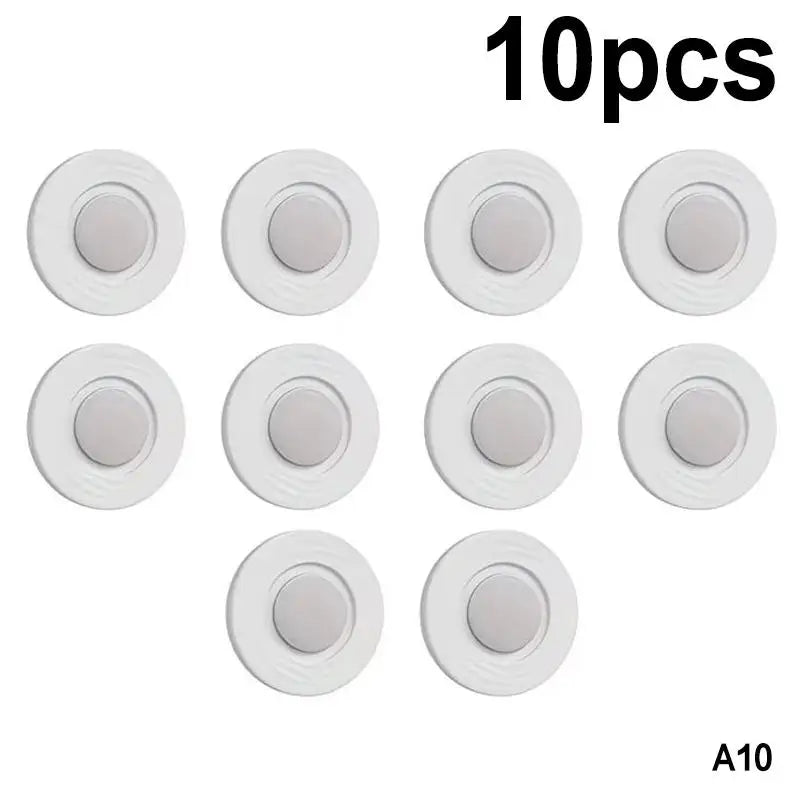 M10pcs Magnetic Remote Holder Wall Mount Strong Adhesive Reusable Zpaxo A10