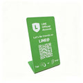 NFC 215 Programmable Google Review Card Station Table Reviews Display Zpaxo LINE