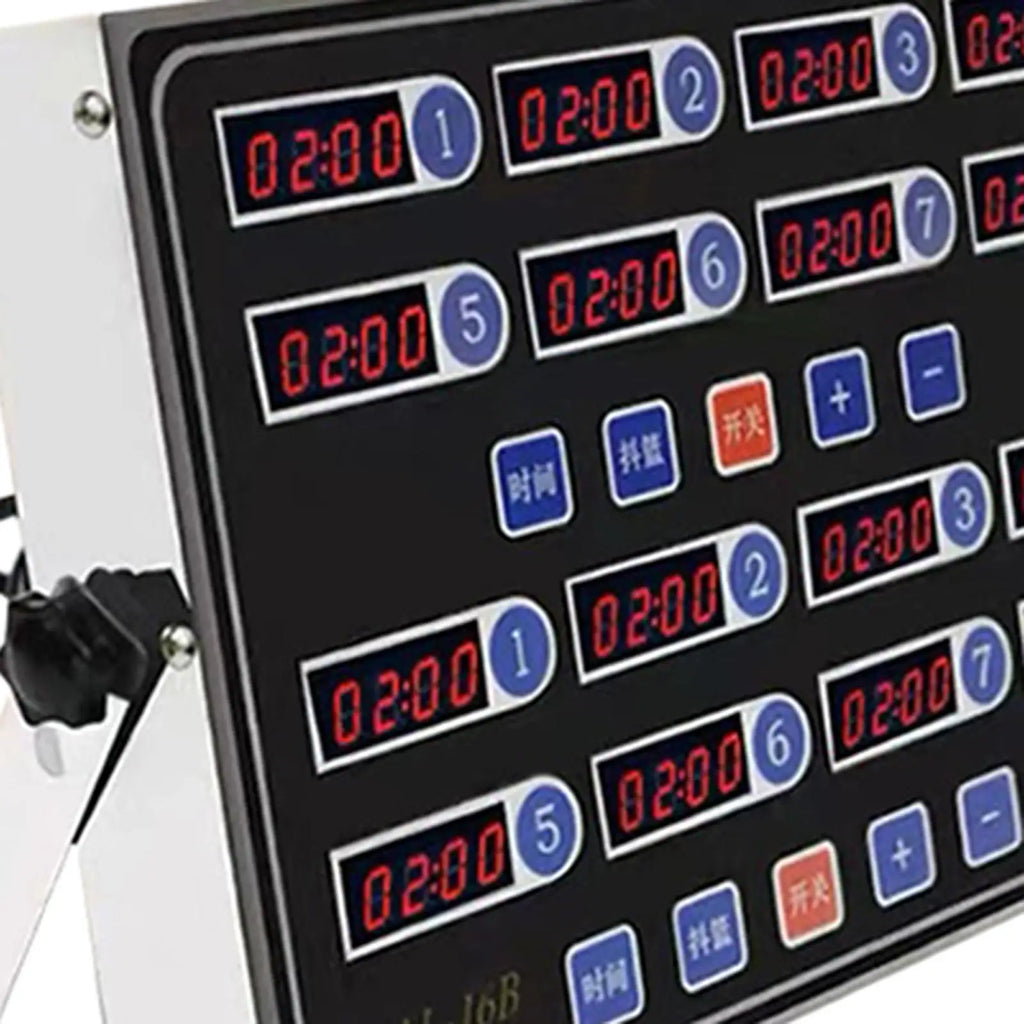 Digital Kitchen Timer, Multi Channels Reminder Clock, Restaurant timer, Commercial Kitchen Timer for Kitchen Home Zpaxo