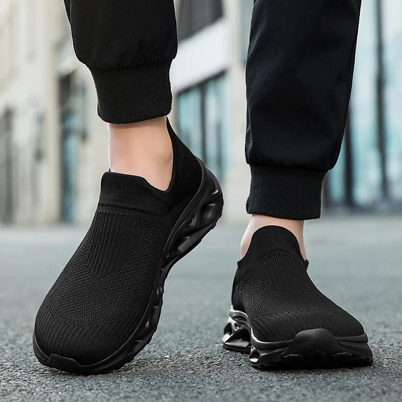 Men's Casual Sneakers Luxury Trainer Shoes Breathable Race Running