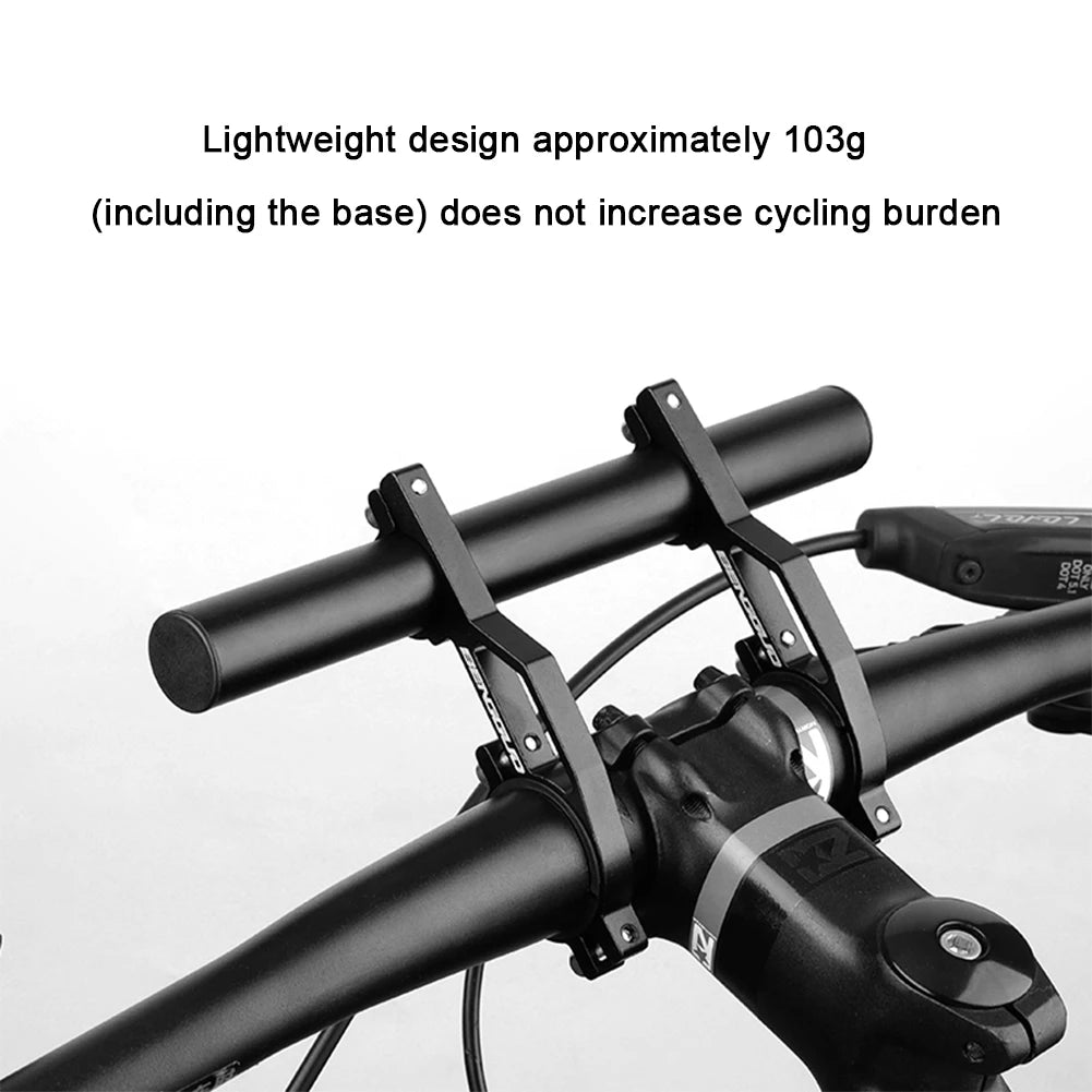 10 Bike Handlebar Extender Extension Light Lamp Computer Phone Mount