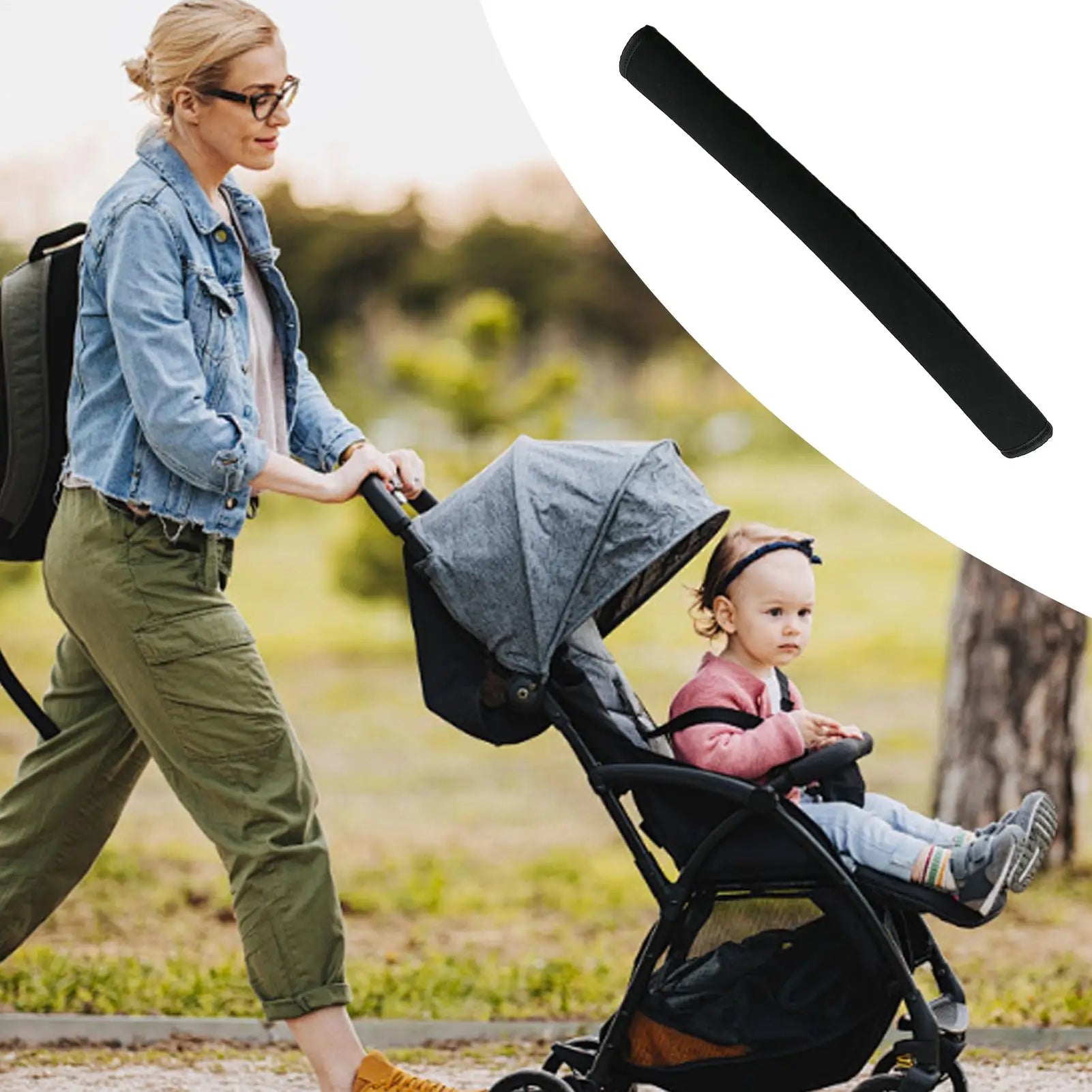 Stroller Handle Cover Universal Warm Dustproof Adjustable Pads Carry
