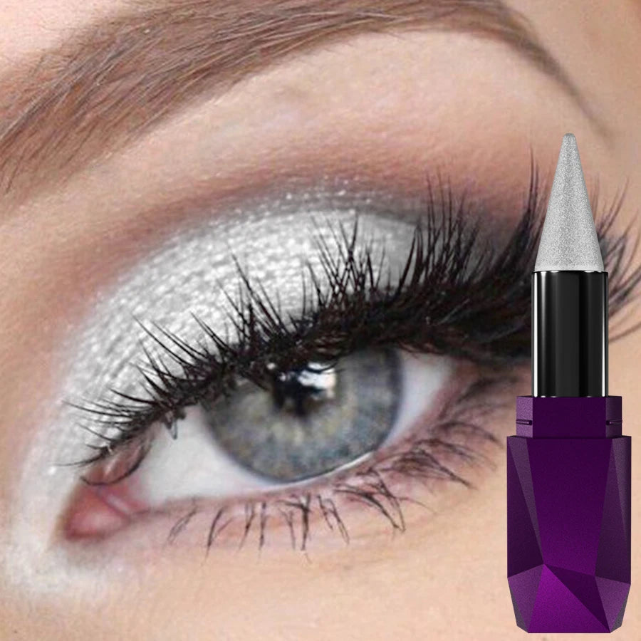 25 Pearl Eyeshadow Stick Waterproof Long Lasting Glitter Matte Eye