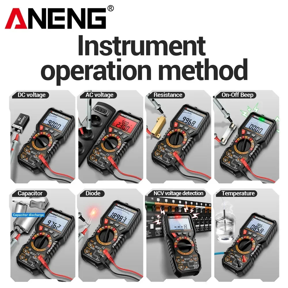ANENG SZ12 Digital Multimeter 20000 Current Multimetro Resistance
