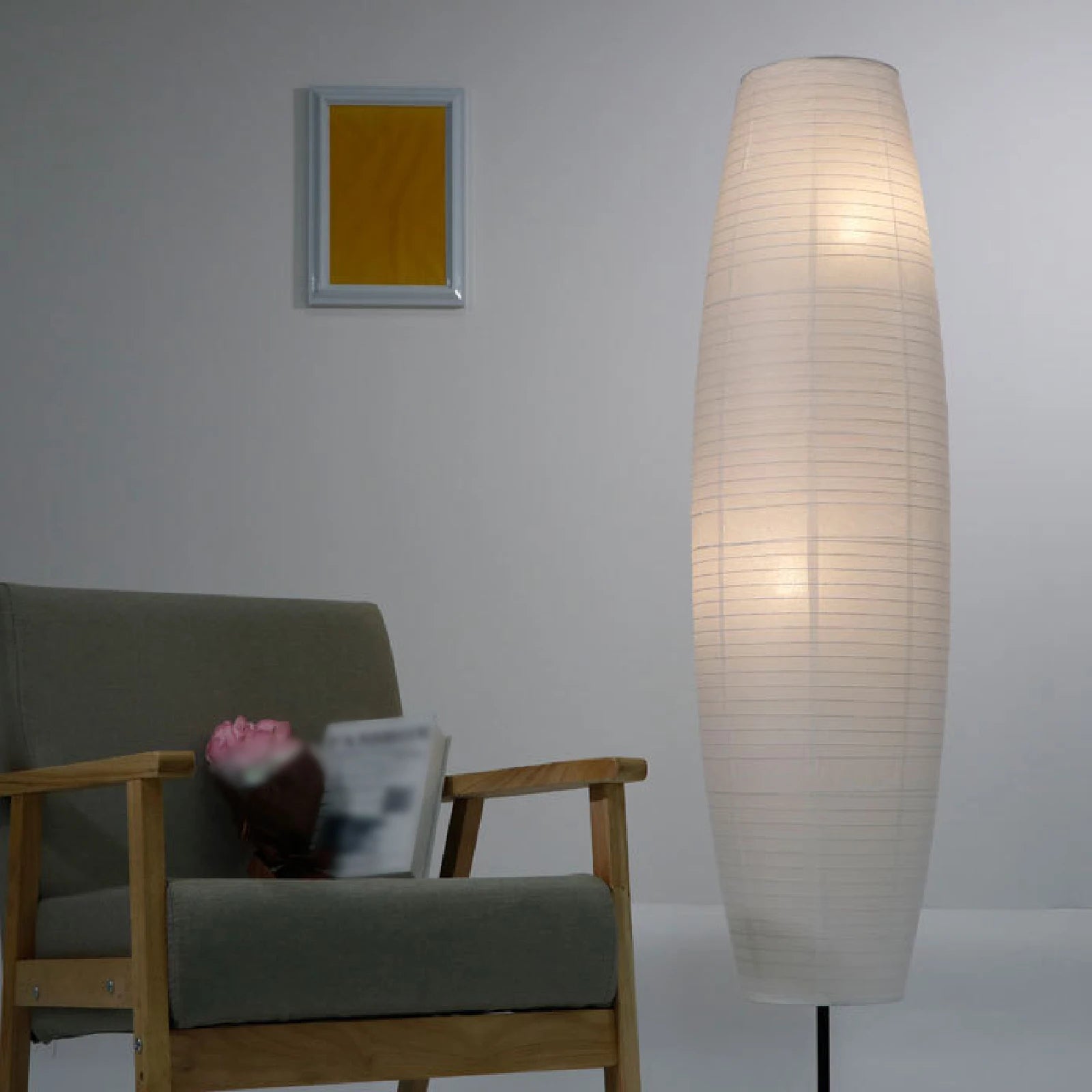 1x Creative LED Paper Lampshade Nordic Floor Light Cover Home Lamp Shade Decorative Light Accessory Soft Eye Protection Lighting Zpaxo