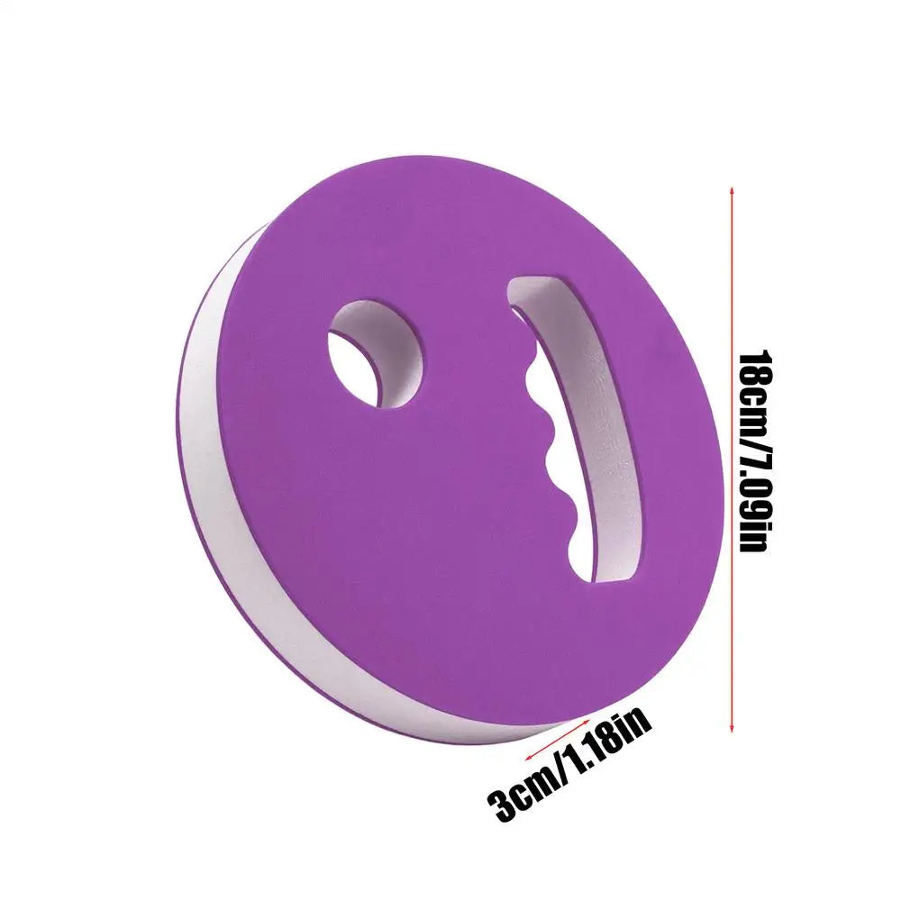 2-Pack EVA Foam Water Exercise Discs – Aqua Hand Paddles Aqua Exercise Paddles Zpaxo Purple