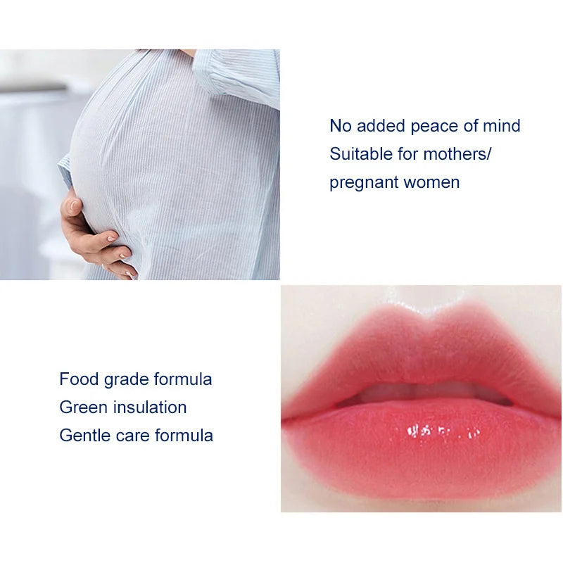 24K Color Changing Lip Balm Rose Essential Oil Golden Oil Moisturizing Lipstick Food Grade Fomula Color Changing Lip Care Gifts Zpaxo