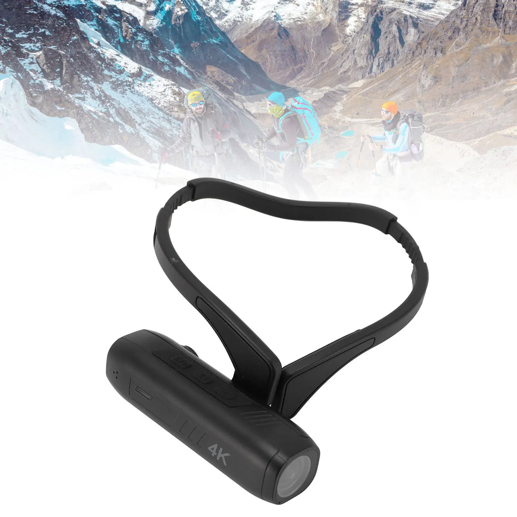 Head Mounted Camcorder 4K APP Control 120 Wide Angle 6 0 Anti Shake