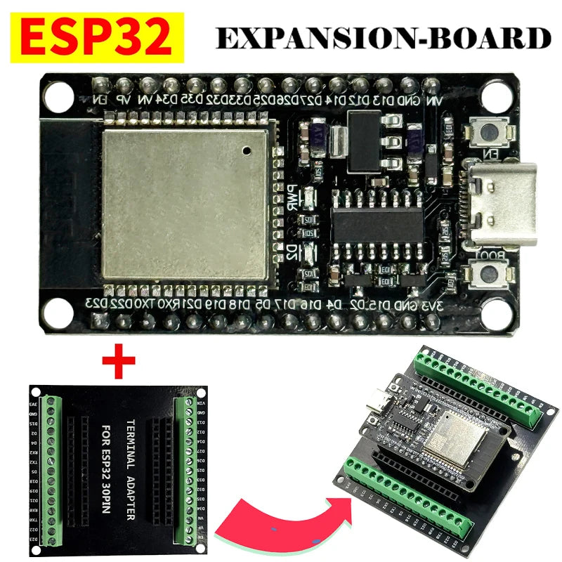 ESP32 Wifi Bluetooth Development Board Antenna Port Expansion