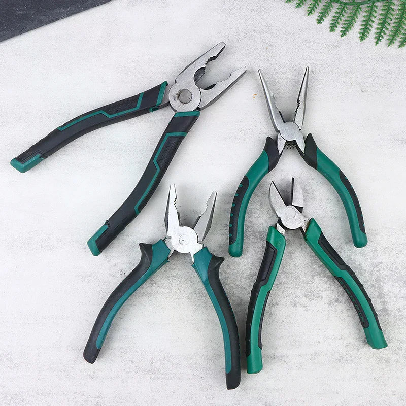 6 Steel Wire Pliers Multifunctional Pointed Nose Diagonal Crimper Zpaxo