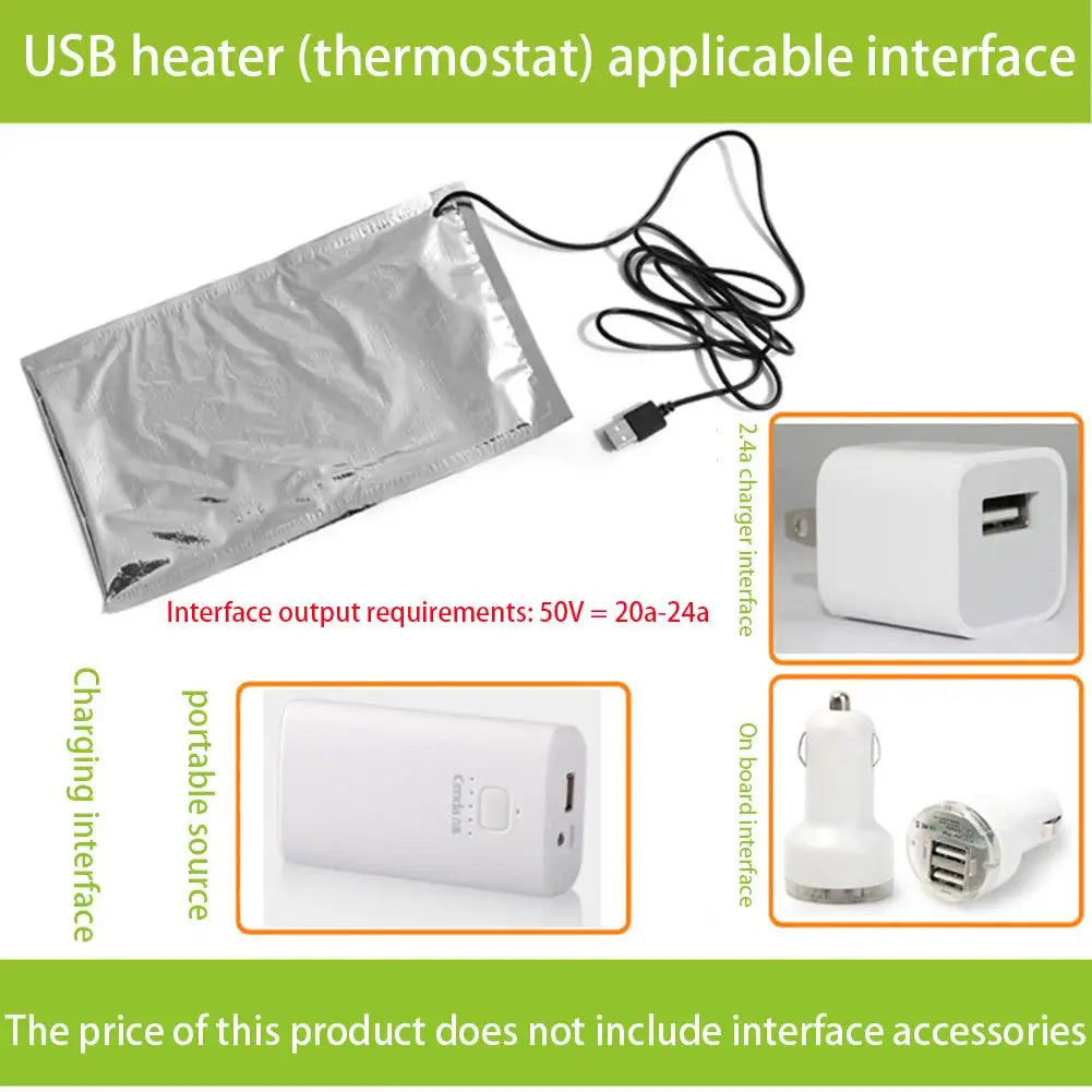Milk Bottle Thermal Heater Pad Lightweight Lunch Box Warmer