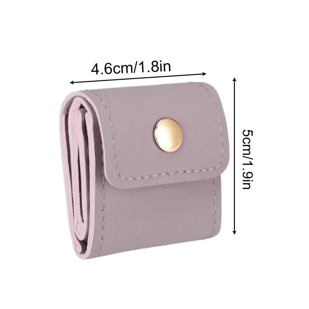 Mini Travel Jewelry Bag Organizer Foldable Portable Pouch Rings Zpaxo Purple