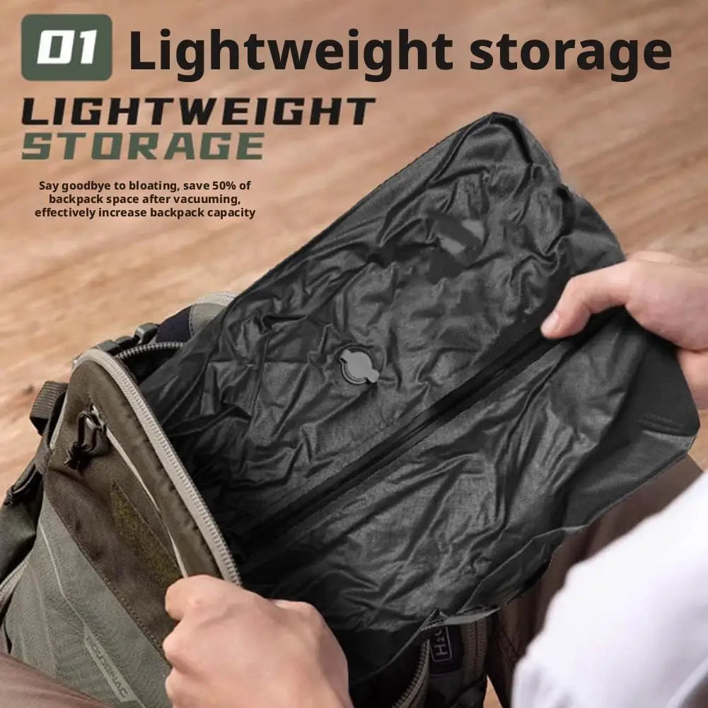 Vacuum Compression Travel Bag with Pump – Waterproof 16L Vacuum Compression Bag Zpaxo