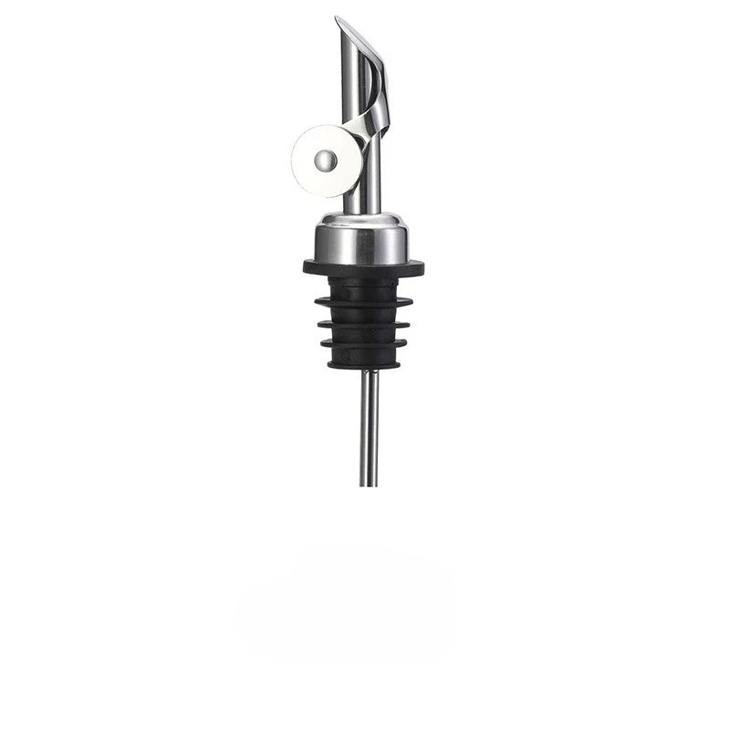304 Stainless Steel Oil Nozzle – Leak-Proof Bottle Pouring Stopper Oil Pouring Nozzle Zpaxo silvery