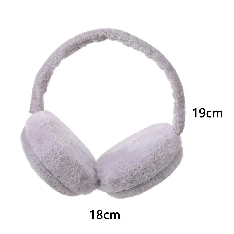 Foldable Plush Ear Warmers – Unisex Winter Earmuffs 1-4 Pack