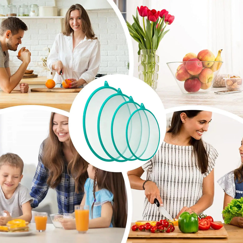 Silicone Lids Bowls Reusable Elastic Stretch Food Storage Covers