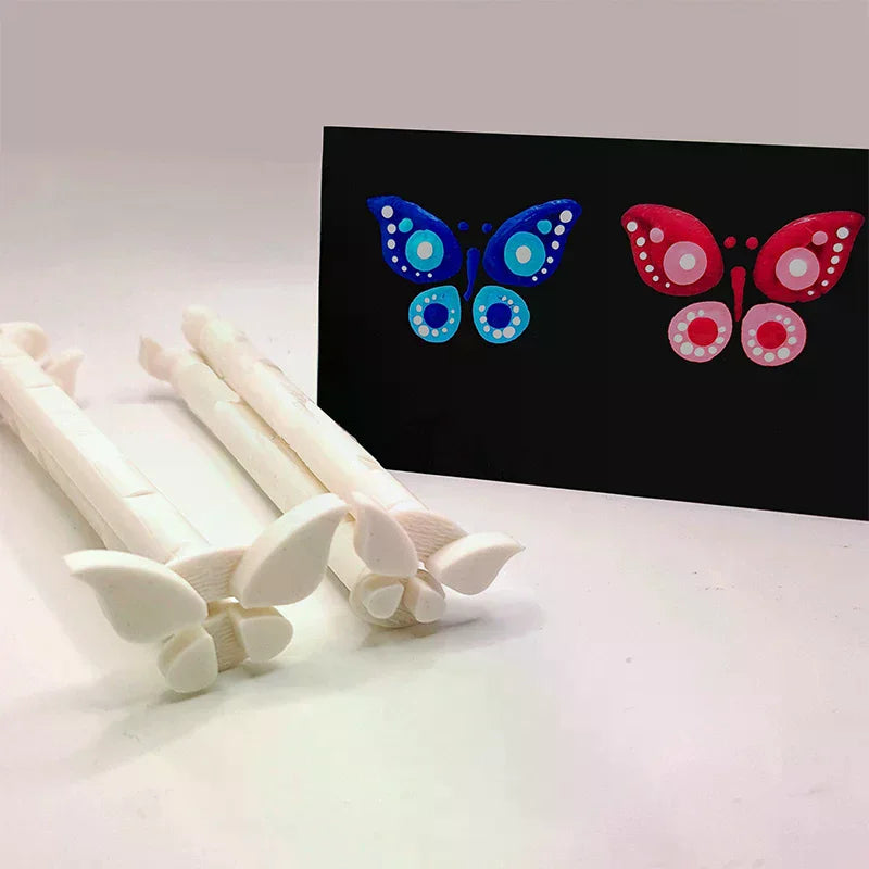 Flower Floral Dotting Tools Dot Painting Pen Embossing Tool Art Stamp Zpaxo
