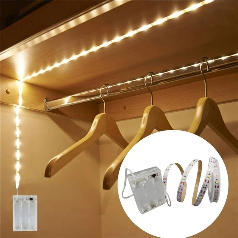 Battery Powered LED Strip Light SMD2835 1M–10M | White & Warm LED Strip Light Zpaxo