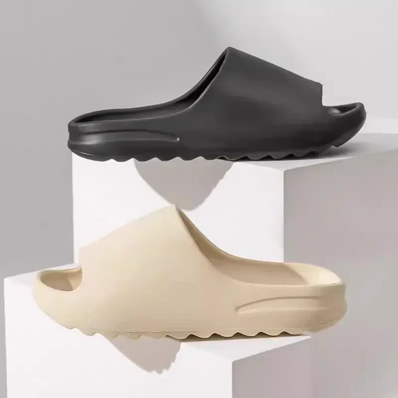 Summer Slippers Woman 2025 Men Women EVA Soft Bottom Luxury Indoor