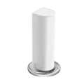 Magnetic door stopper, wall protector, bumper, door stopper, door seat, home decoration, hidden door stopper furniture hardware Zpaxo white