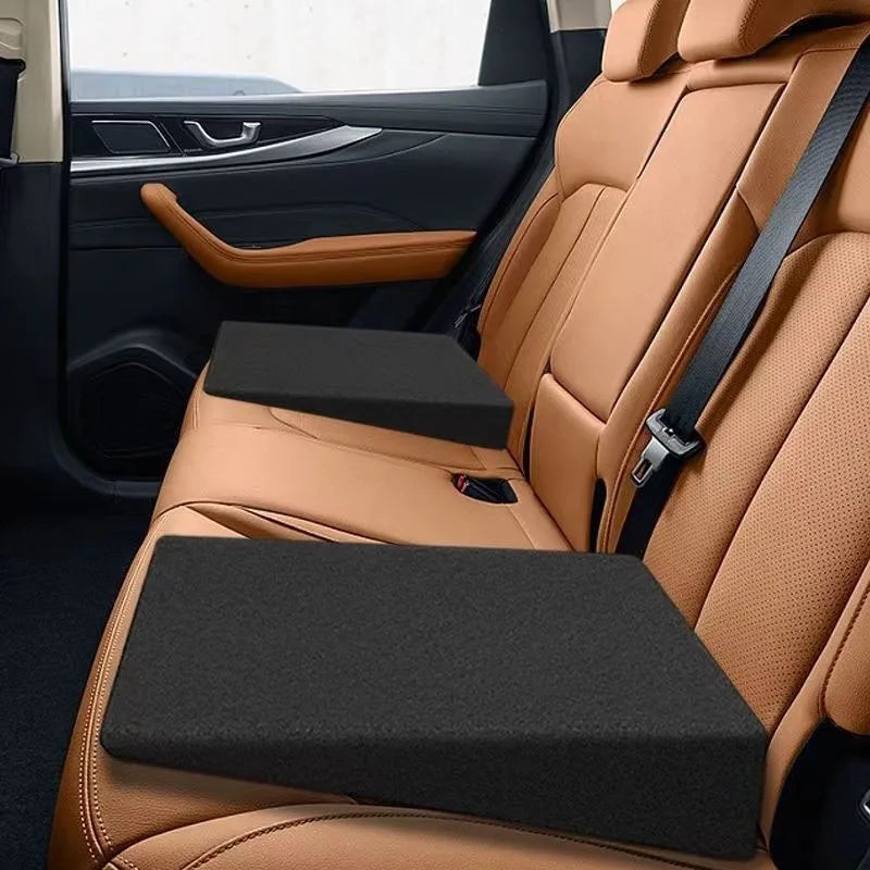 Car Seat Wedge Leveling Pad Breathable Fabric Rear Support