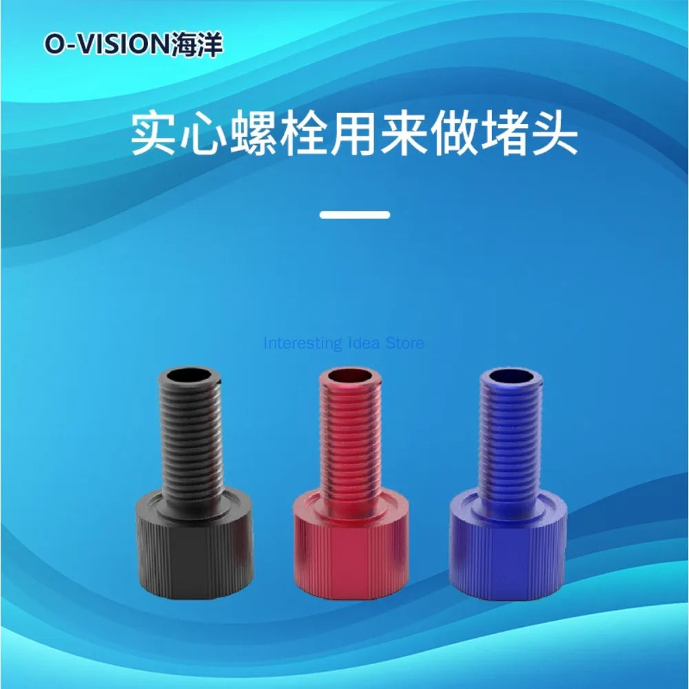 Hollow Threading Screw Underwater Robot Underwater Sealing Special Component Thruster Threading Aluminum Alloy Material Zpaxo