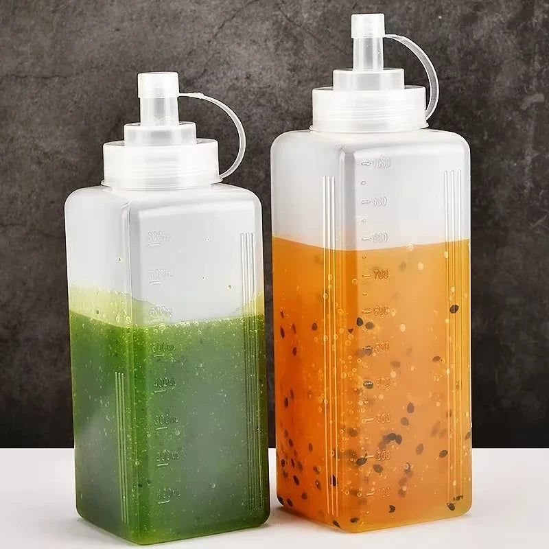 Large Squeeze Sauce Bottle – Kitchen Condiment Dispenser Condiment Squeeze Bottle Zpaxo