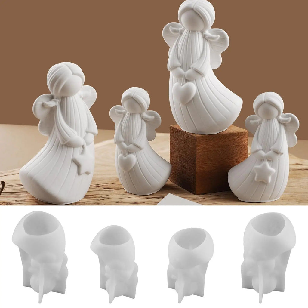 3D Angel Silicone Mold Epoxy Resin Casting Molds DIY Craft Making