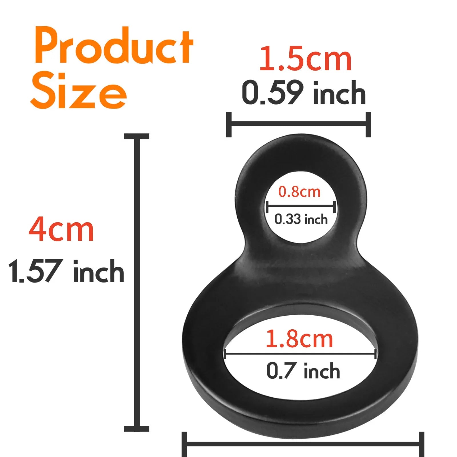 Stainless Steel Tie Down Strap Rings Point Securing Motorcycle ATV