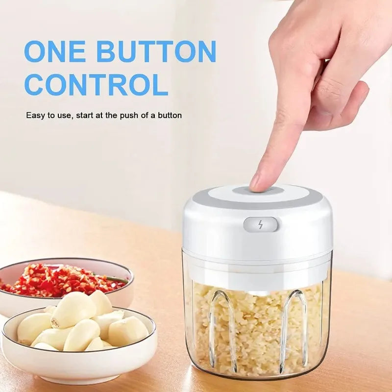 Mini USB Electric Food Chopper – Portable Veggie & Meat Grinder Electric Food Chopper Zpaxo