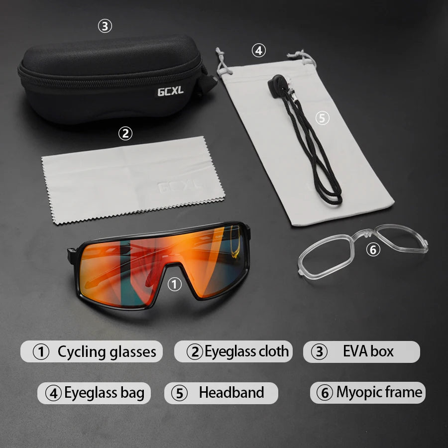 NEW Photochromic Outdoor Sport Bike Sunglasses Men Women Bicycle MTB Road Cycling Glasses UV400 Fishing Goggles Running Eyewear Zpaxo