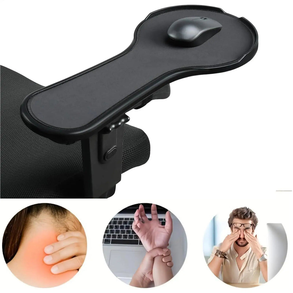 Armrest Desk Extender Arm Rest Pad Chair Ergonomic Design Attachment