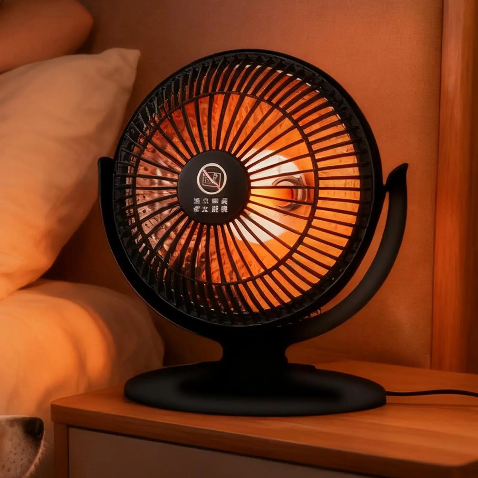 Space Heater Portable 200W Appliances 6 Inches Dumping Shutdown Zpaxo