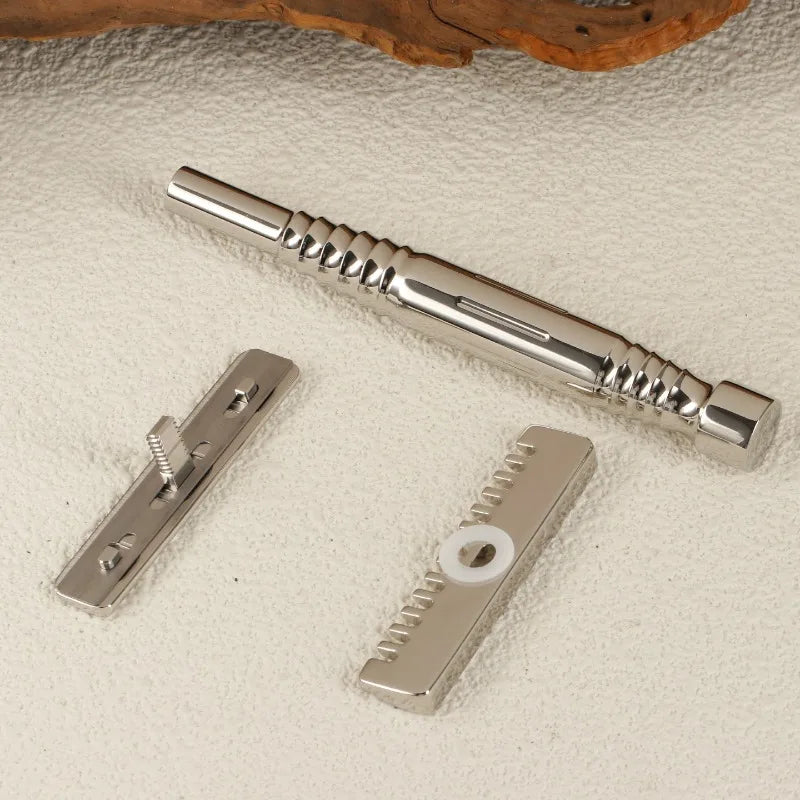 2026 YAQI High Quality Romulus Open Comb Polished 316 stainless Steel AC Blade Single-edged Mens Shaving Safety Razor For Men Zpaxo