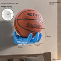 Robotic Arm Basketball Wall Mount Rack – Punk Industrial Decor Wall Display Rack Zpaxo Blue