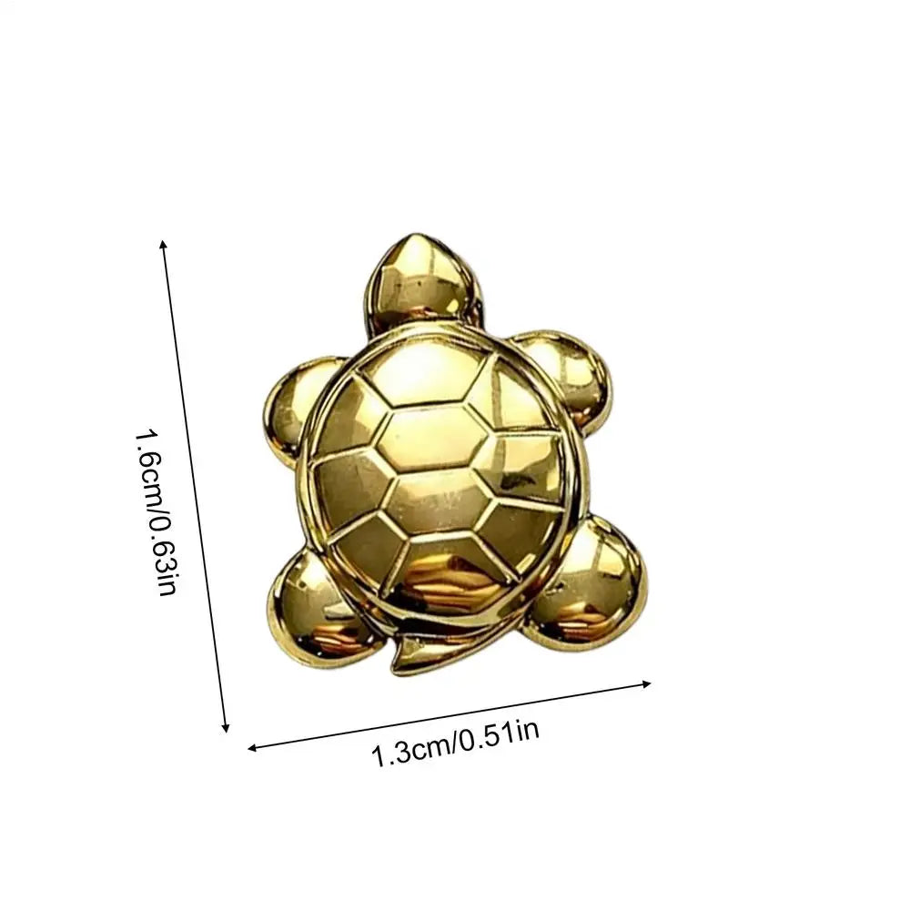 Pyrite Tortoise Natural Crystal Carved Stone Turtle Statue Mini
