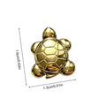 Pyrite Tortoise Natural Crystal Carved Stone Turtle Statue Mini
