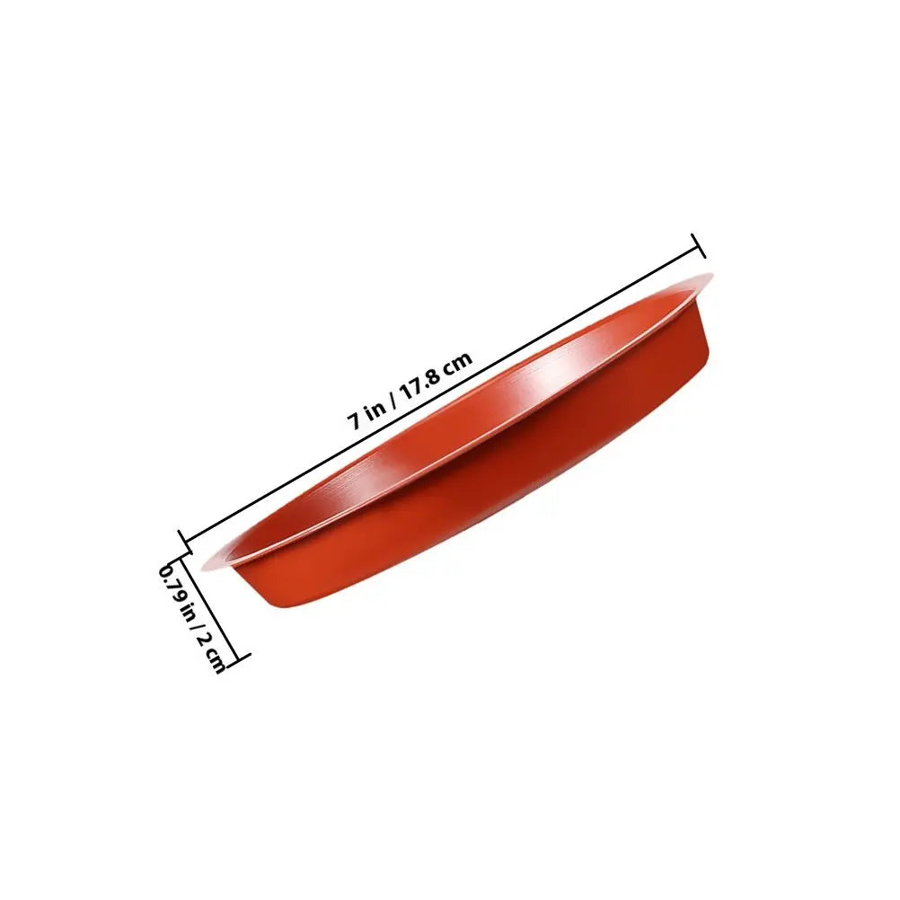 10Pcs Plant Trays Round Plastic Flower Pot Saucers Wear-Resistant Planter Plates Water Catcher Indoor Pots Gardening Accessories Zpaxo 17.8X17.8X2CM