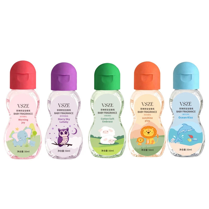 Baby Friendly Plant Extract Soft Scent Perfume Fresh Light Fragrance Natural Skin Calming Aroma Kids Home Daily Use 50ml Zpaxo