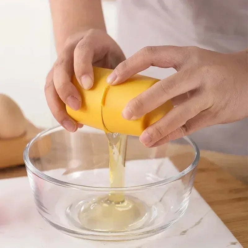 1-3PCS Egg Topper Shell Cutter Beater Raw Egg Cracker Separator Filter Egg Opener Yellow/Orange/Rose red Kitchen Baking Tools Zpaxo