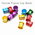 DIY Custom Pigeon Foot Ring Customizable Name Phone Number Year