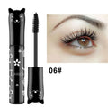 6-Color Mascara with Large Brush Head, Easy to Apply, Non-Clumping, Non-Fading, White, Purple, Royal Blue, Silver, Coffee, Not Easy to Smudge, Mascara and Eyebrow Gel Zpaxo 6Xiaomaojiemao