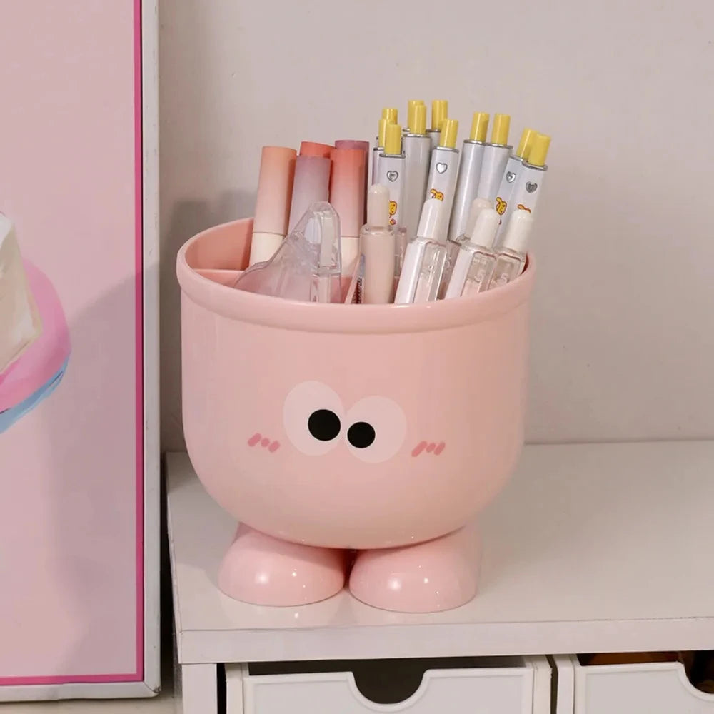 Creative Pen Holder Cute Stationery Storage Box Large Capacity