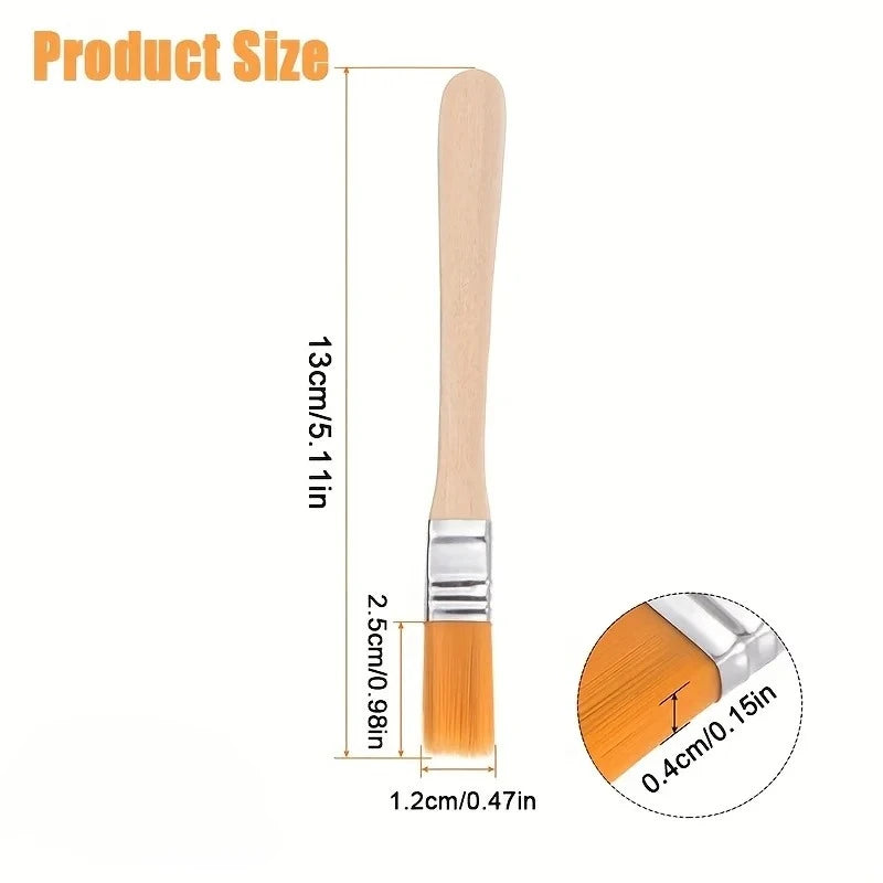 Nylon Art Paint Brushes Set – 6 to 32 Pcs Wood Handle