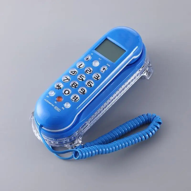 652F Modern Phone Fixed Landline Caller Flash LCD Display Redialing Zpaxo
