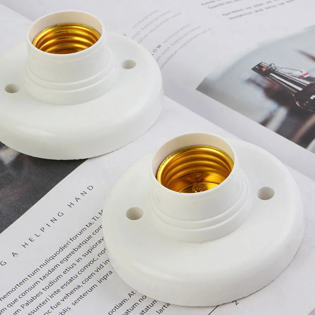 220V E27 Screw Cap Socket Ceiling Light Fixing Base Adapter Bulb