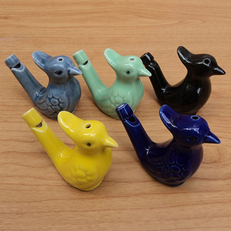 Ceramic Bird Whistle Musical Instrument Toy Kid Early Learning Zpaxo ONESIZE